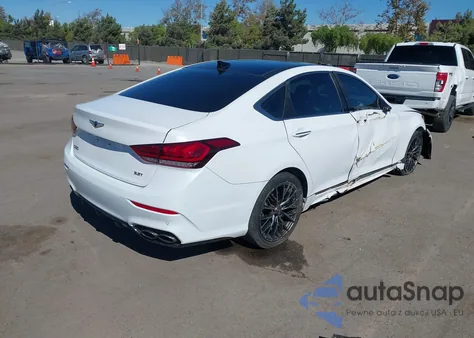 2019 Genesis G80 3.3T Sport из США, поврежденный, VIN KMHGN4JB3KU290992
